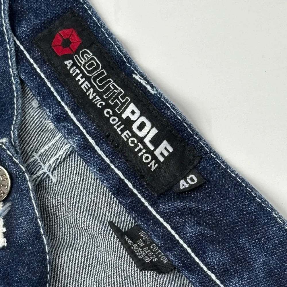 Southpole Carpenter Jeans Mens 40 Fits 38x32 Baggy Wide Leg Skater Hip Hop Denim